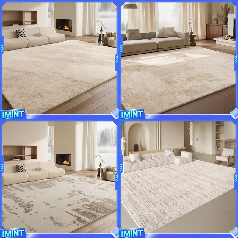 Flooring Home Decor - Minimalizm yatak odası dekoru mermer halı