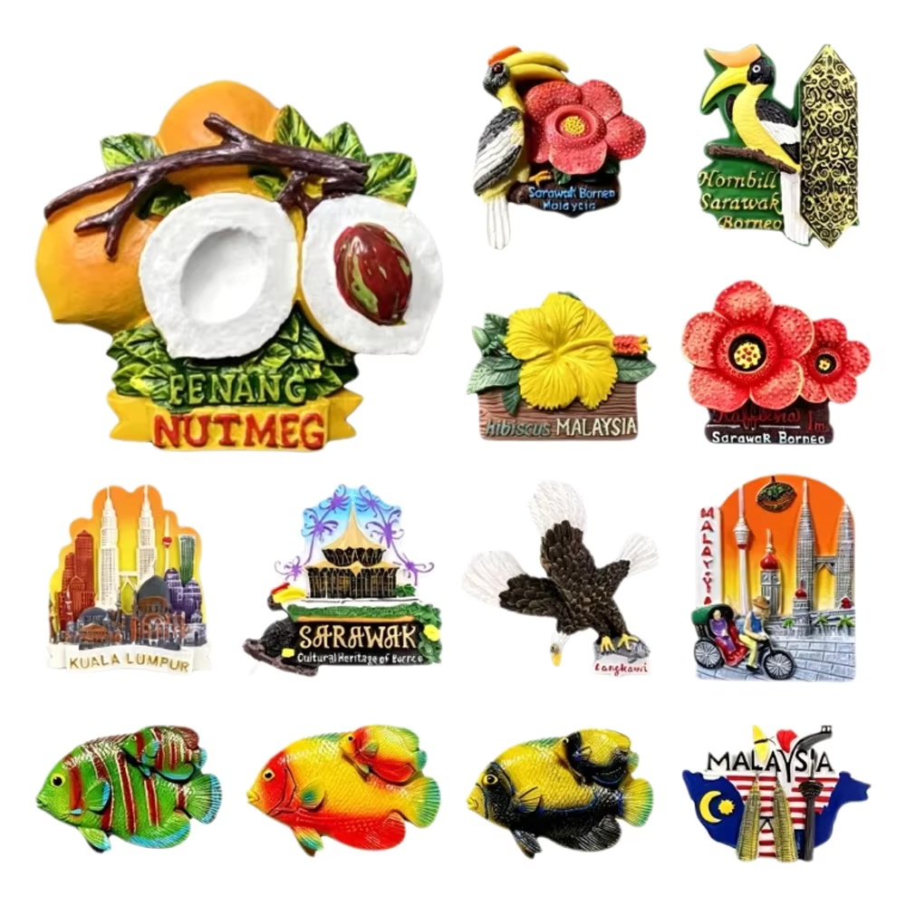 Home Decor Kuala Lumpur - 3D Malezya Buzdolabı Mıknatısları, Kuala Lumpur