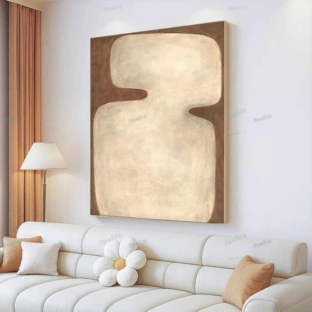 Home Decor Color Palettes - Tuval Üzerine %100 El-Boyalı Soyut Yağlıboya