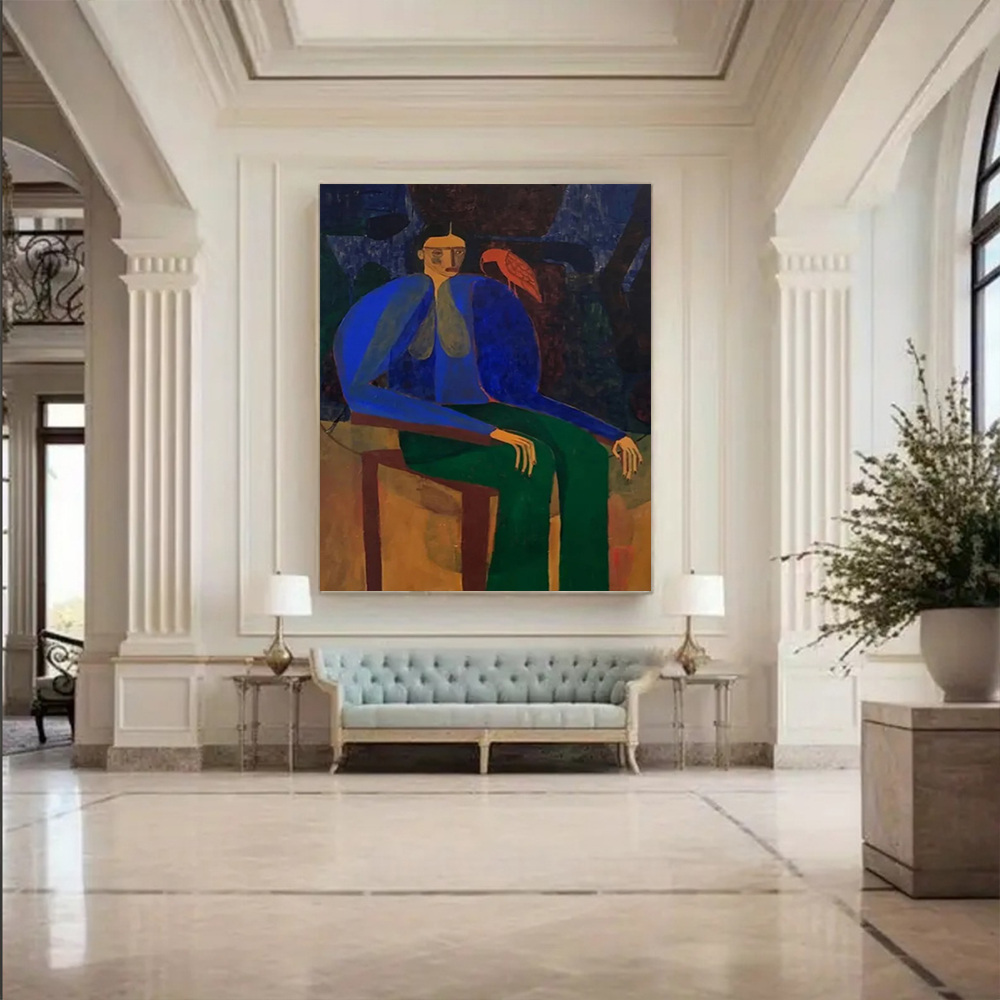 Home Decor Free Images - %100 El Yapımı Soyut Yağlıboya Tablo