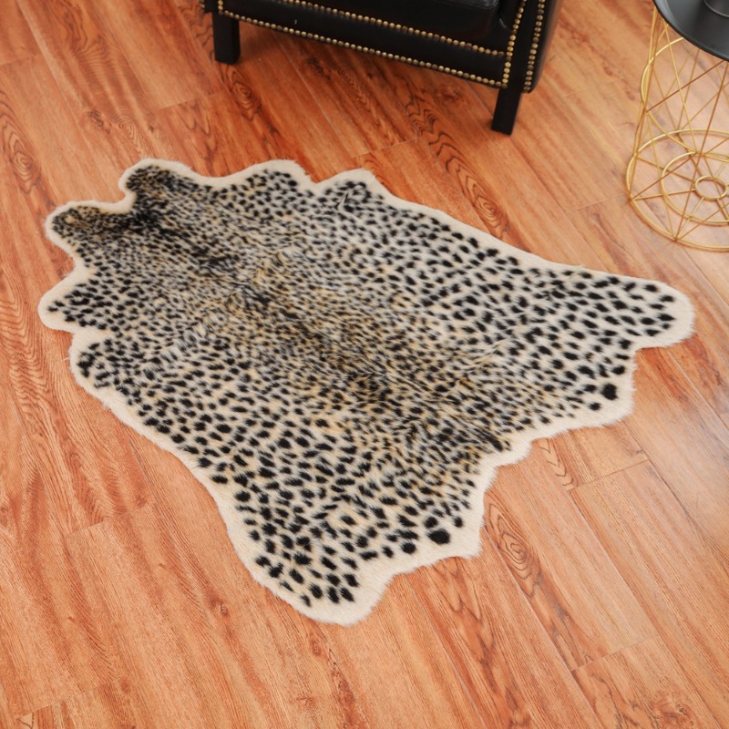 Cowhide Rug Faux - Leopar İnek Desenli Halı Suni Deri