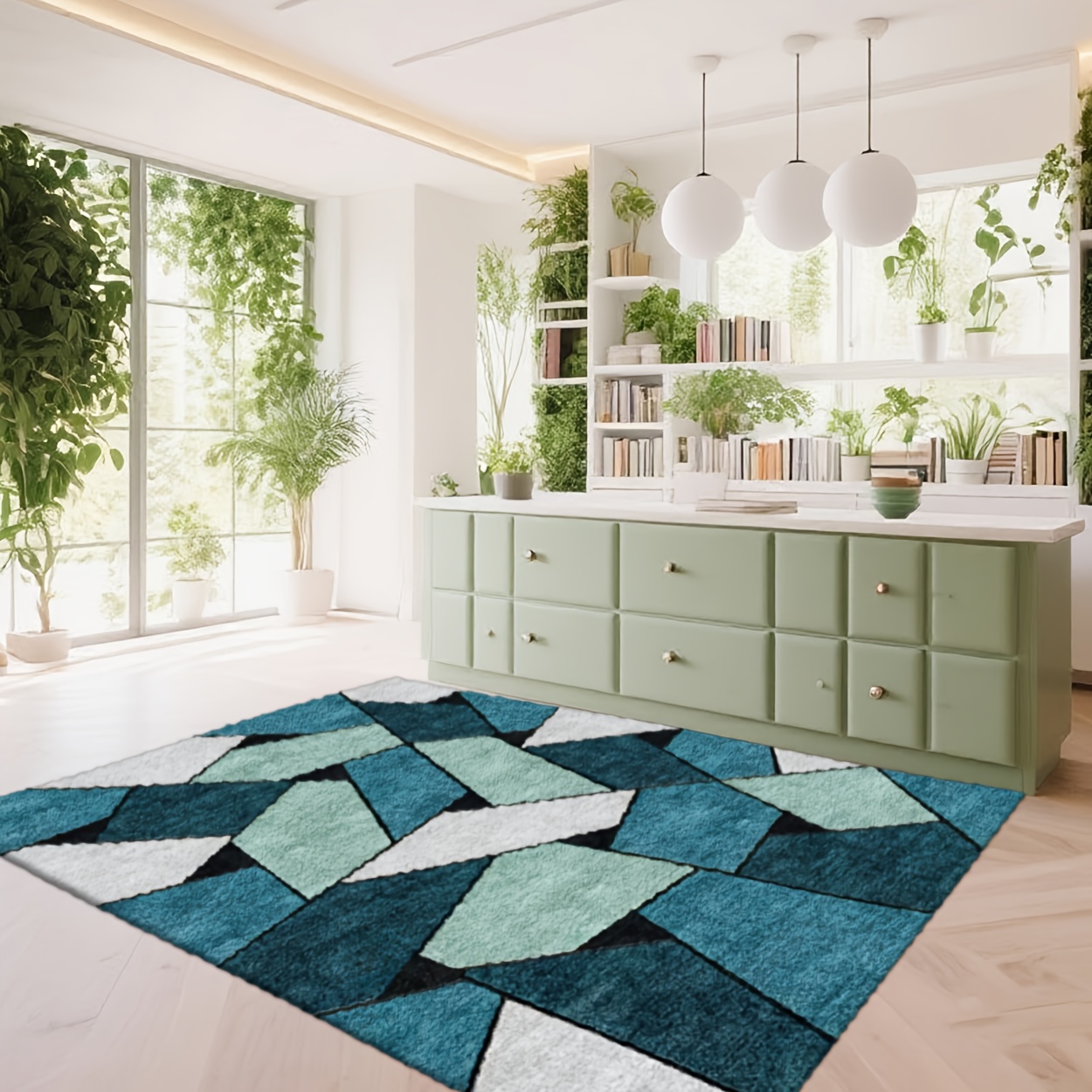 Home Decor Color Palettes - Sahil esintili halı, okyanus renk paleti,