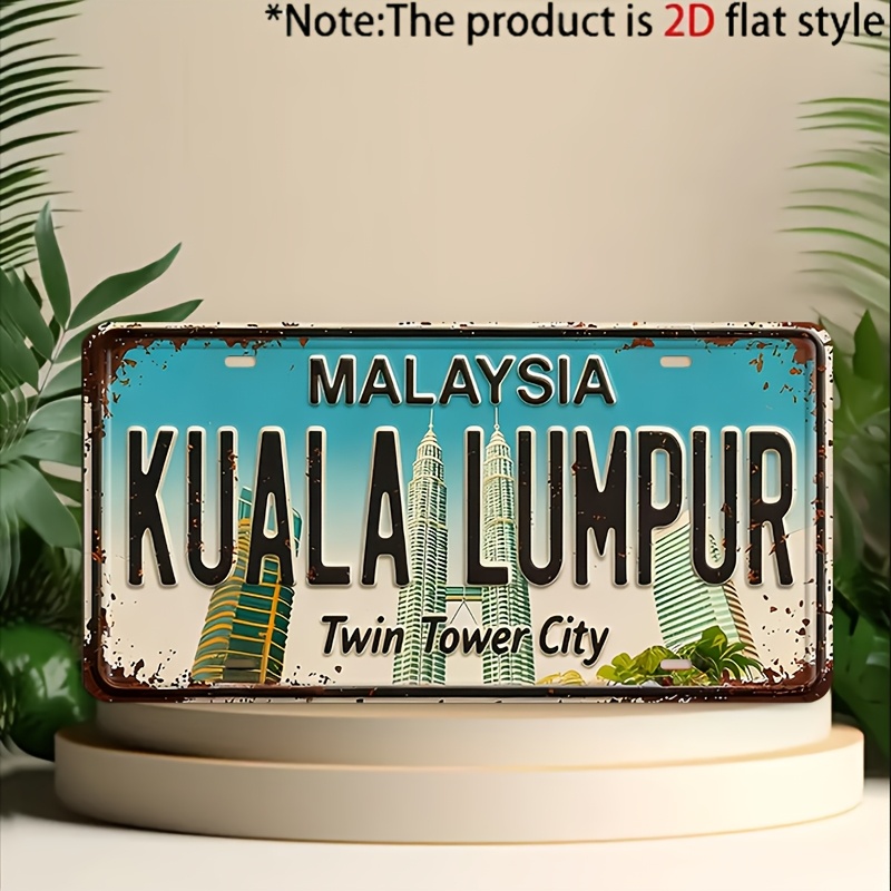 Home Decor Kuala Lumpur - 2D Düz, Sadece Dekoratif, Vintage Kuala