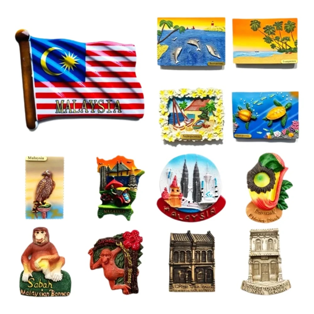Home Decor Kuala Lumpur - Malezya 3D Buzdolabı Mıknatısları, Kuala Lumpur