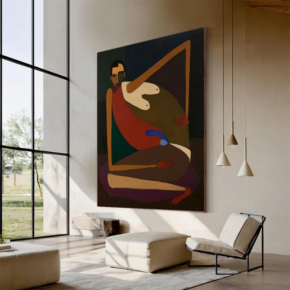 Home Decor Free Images - El Yapımı Soyut Yağlıboya Tablo, Kanvas