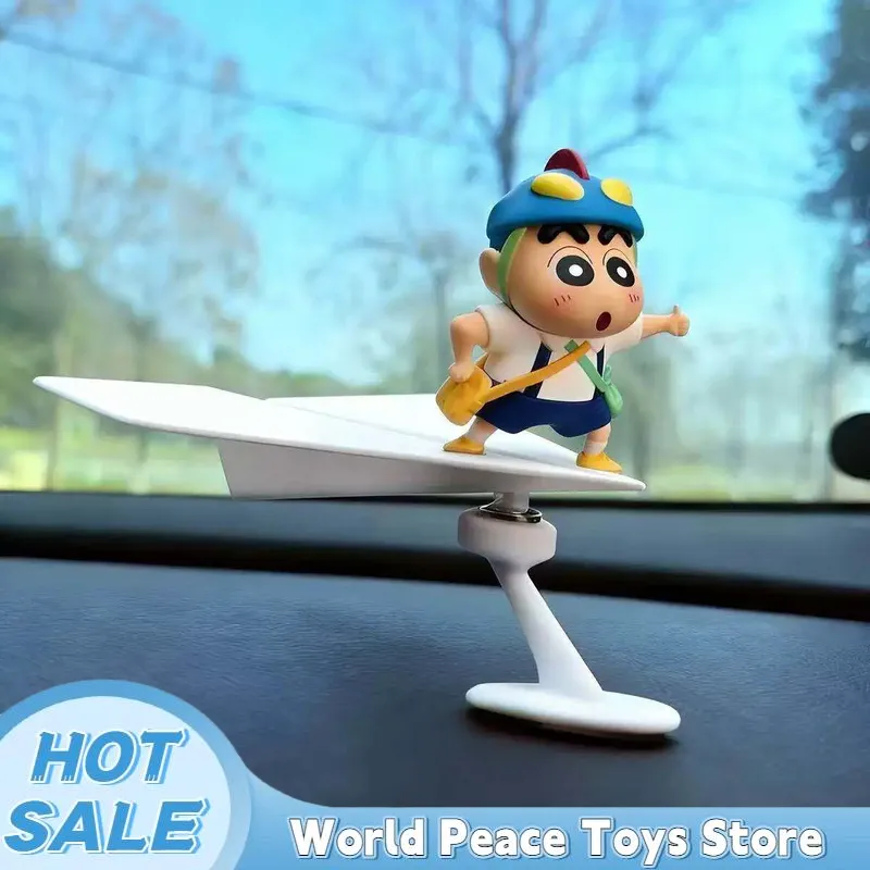 Home Decor Interior - Döndürülebilir Uçak Şeklinde Crayon Shin-Chan Araba
