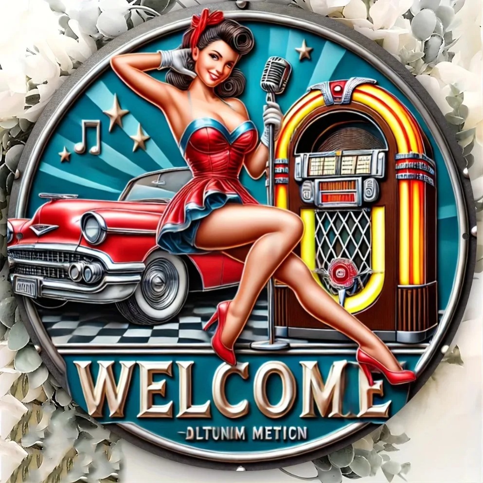 Home Decor Design Interior - Vintage Demir Duvar Sanatı: Bar, Kafe,