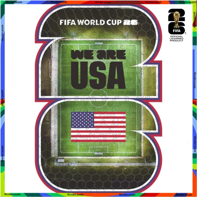 Home Decor Usa - FIFA Dünya Kupası Ahşap Puzzle'ları Yetişkinler