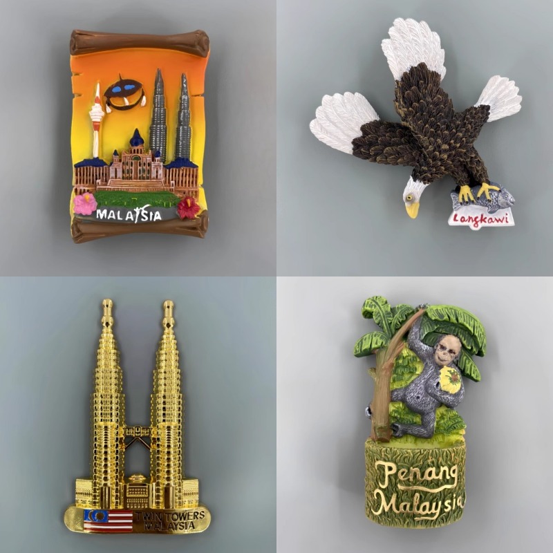 Home Decor Kuala Lumpur - Malezya Langkawi buzdolabı mıknatısları turistik hediyelik