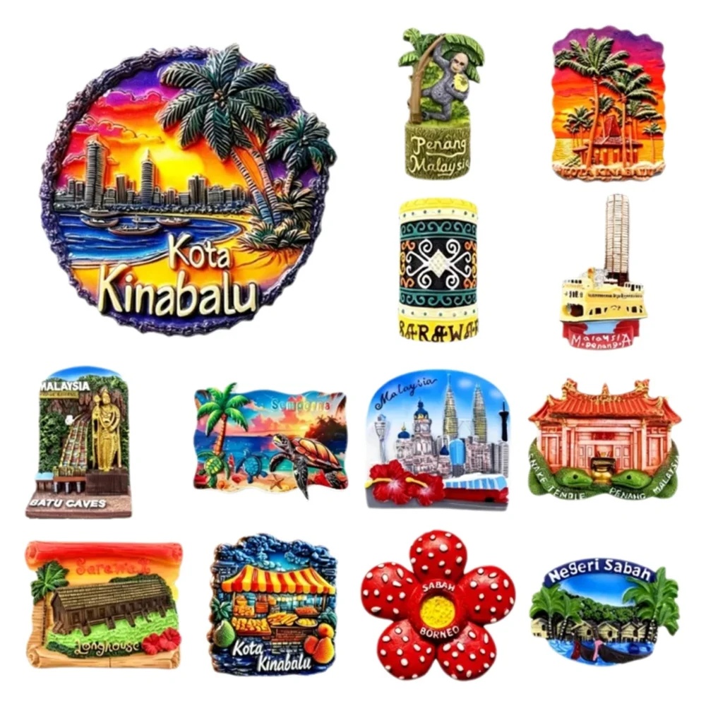 Home Decor Kuala Lumpur - Malezya 3D Buzdolabı Mıknatısları, Kuala Lumpur