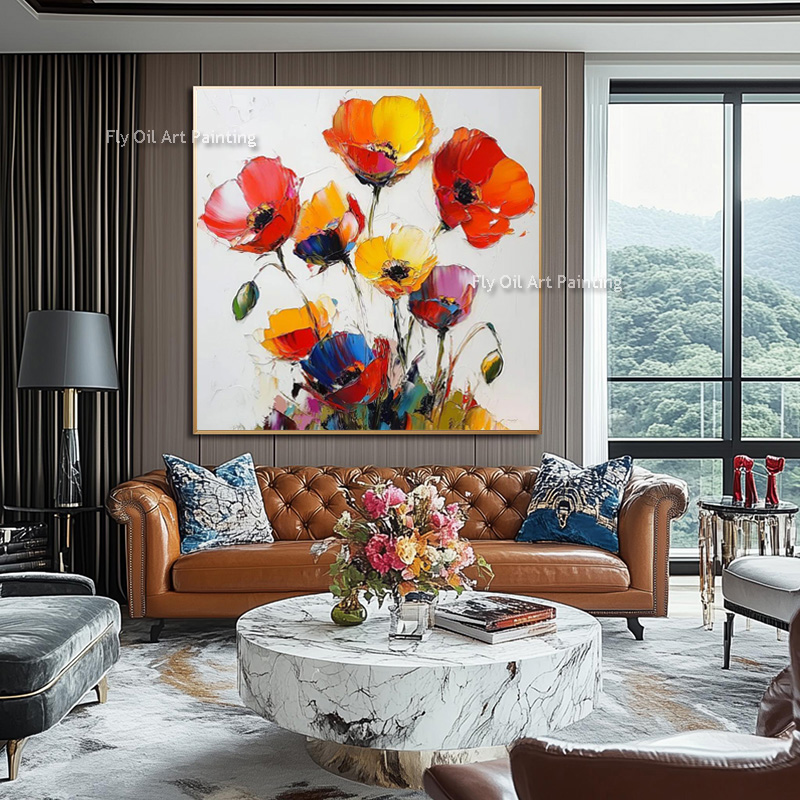 Kalın Impasto El Boyaması Geli - Home Decor Color Palettes incelemesi ve fiyatı