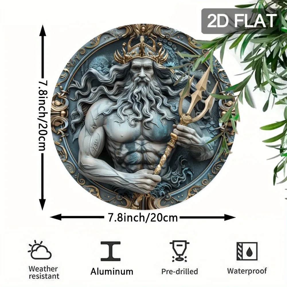 2D Düz, 1 adet 2D Düz Poseidon - Home Decor Design Interior incelemesi ve fiyatı