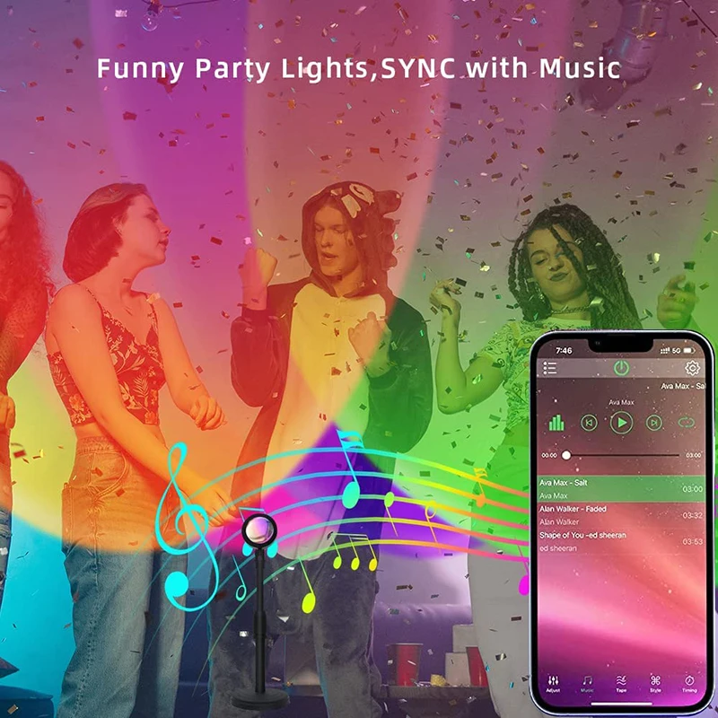 Akıllı LED Sunset lamba renkli - Home Decor App Free incelemesi ve fiyatı