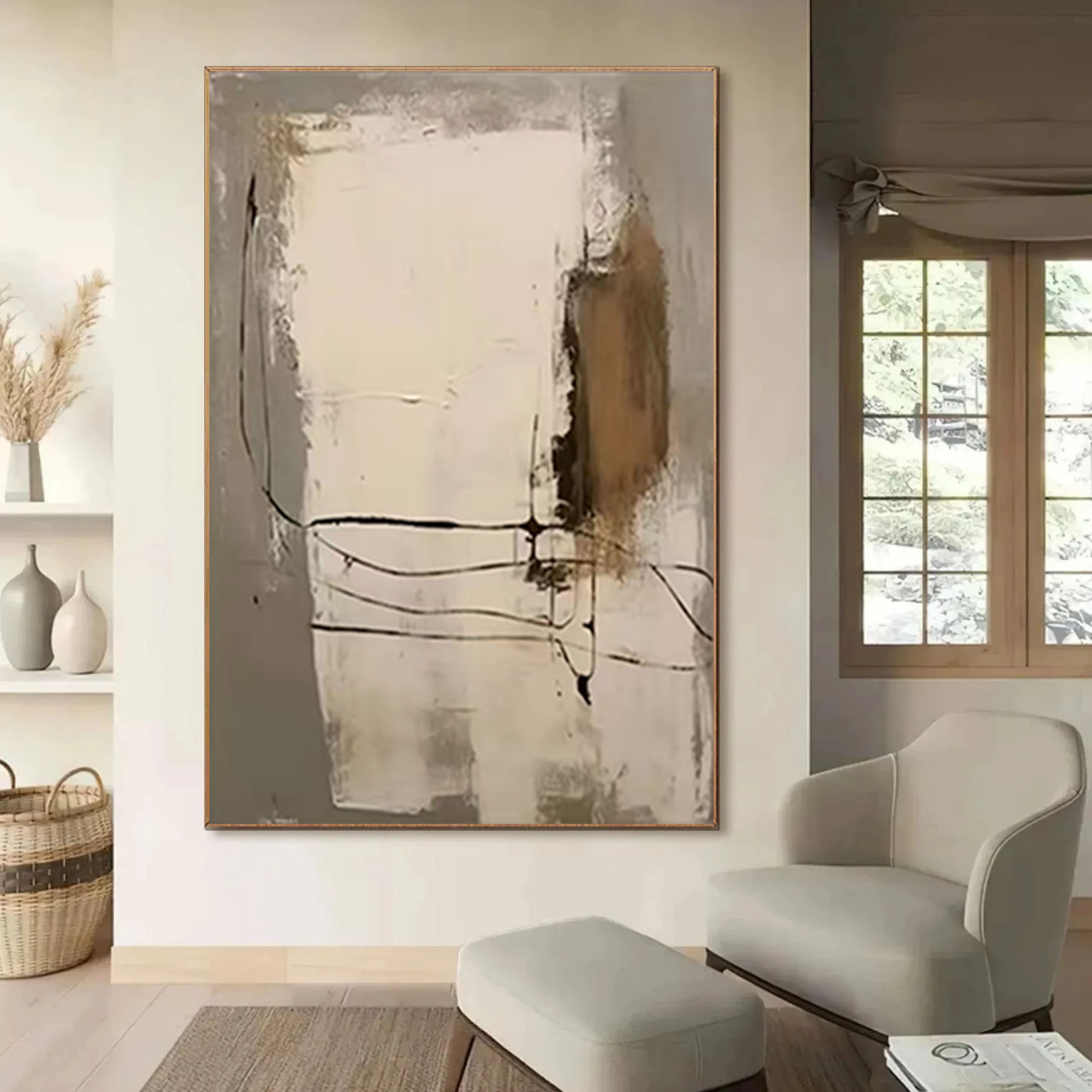100% el boyalı yağlıboya soyut - Home Decor Color Palettes incelemesi ve fiyatı