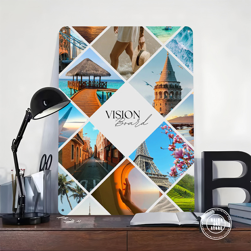 Seyahat Vizyon Kurulu Kolaj Ba - Home Decor Vision Board incelemesi ve fiyatı