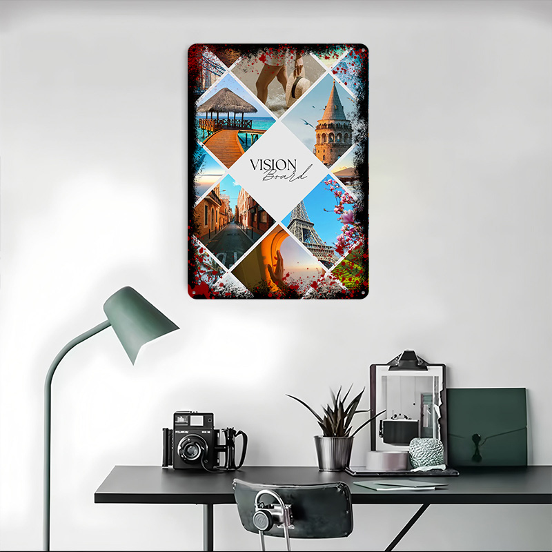 Seyahat Vizyon Kurulu Kolaj Ba - Home Decor Vision Board incelemesi ve fiyatı