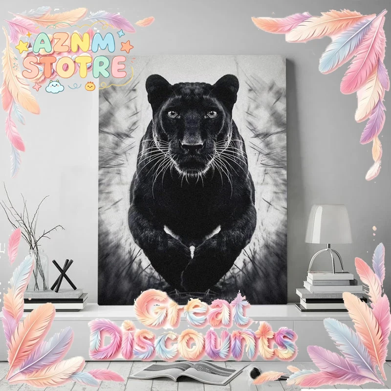 Siyah Panter Vahşi Zıplayan Pa - Home Decor Free Images incelemesi ve fiyatı
