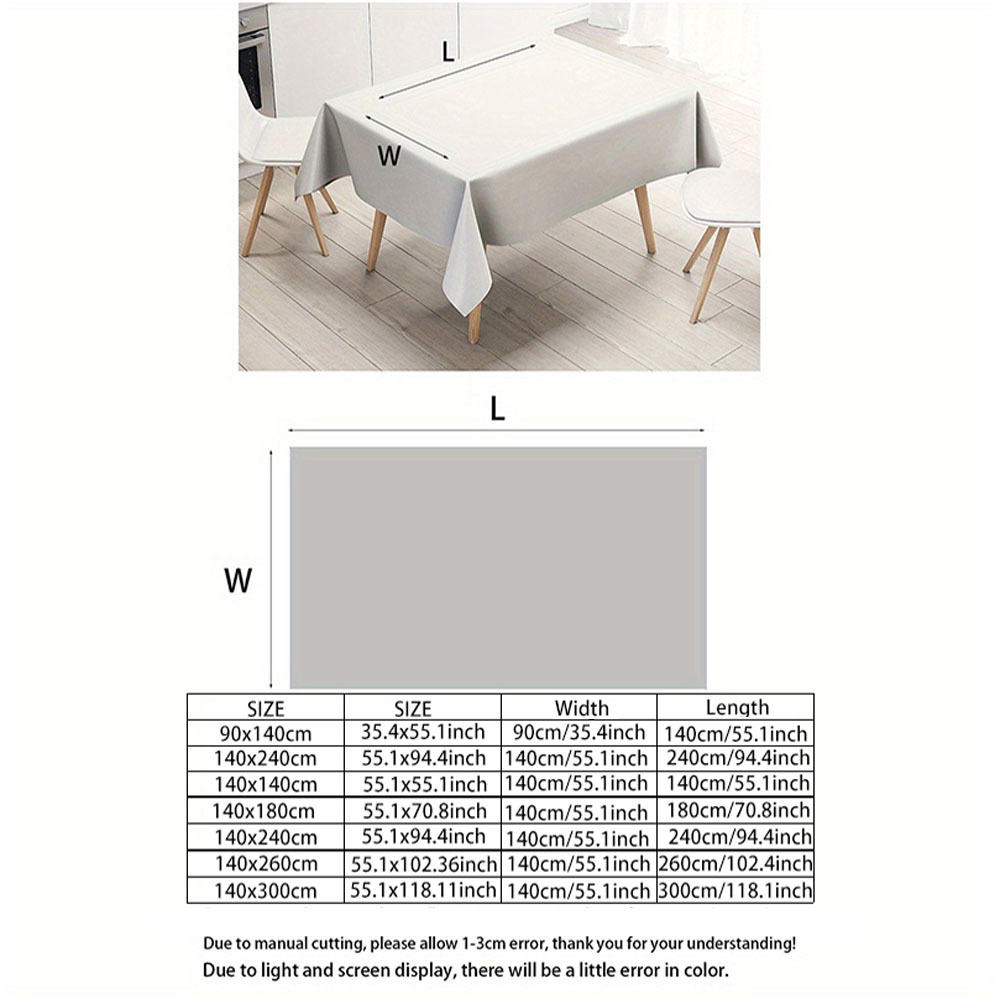 1 adet, 2D Düz Baskılı Masa Ör - Home Decor Color Palettes incelemesi ve fiyatı