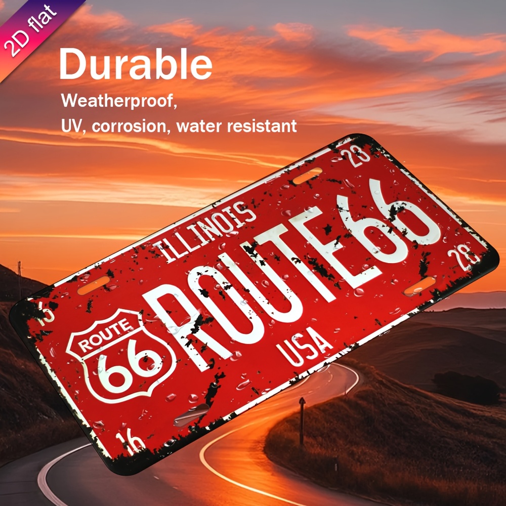 Illinois Route 66 ABD Vintage  - Home Decor Usa incelemesi ve fiyatı