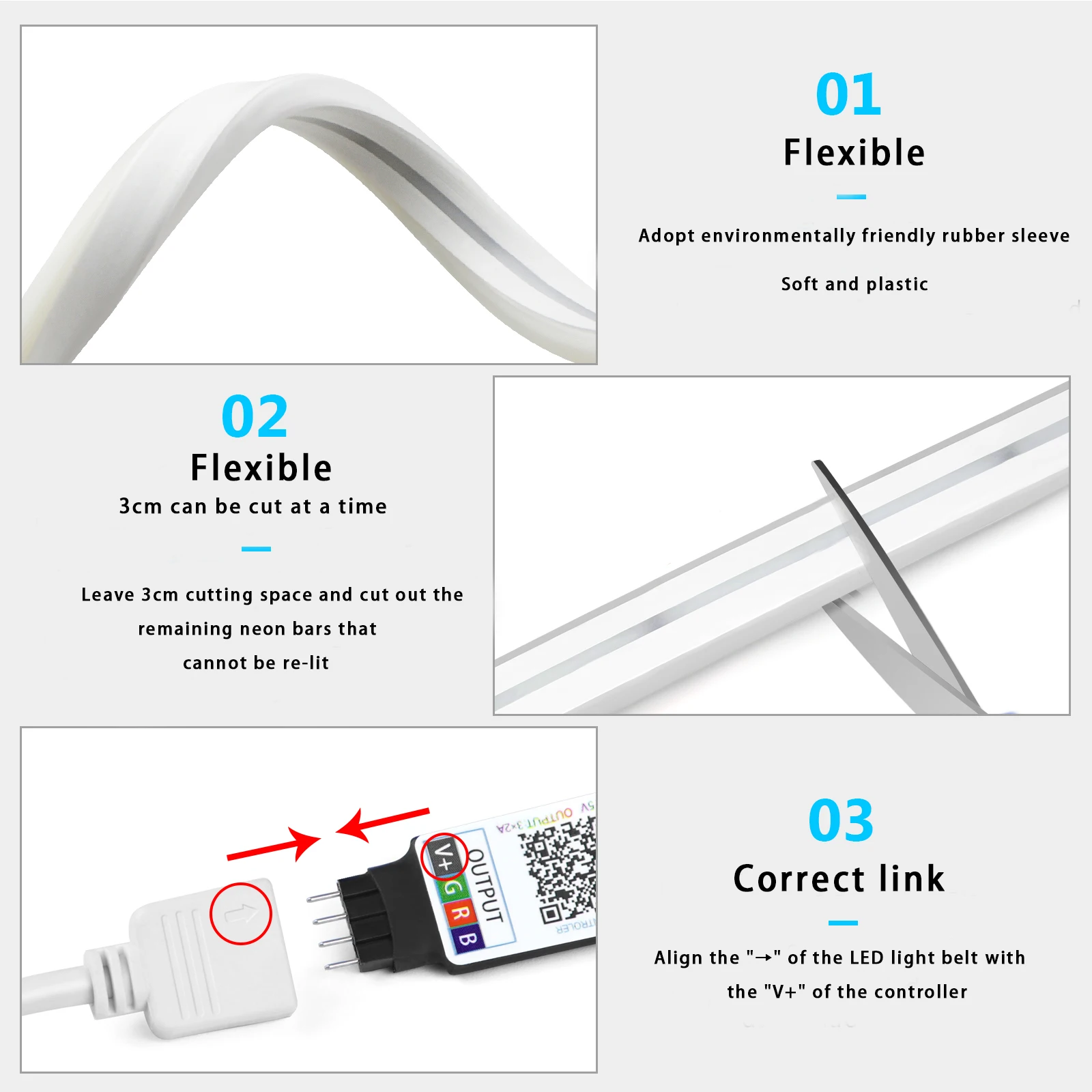 5V USB RGB Neon LED Şerit Işık - Home Decor App Free incelemesi ve fiyatı
