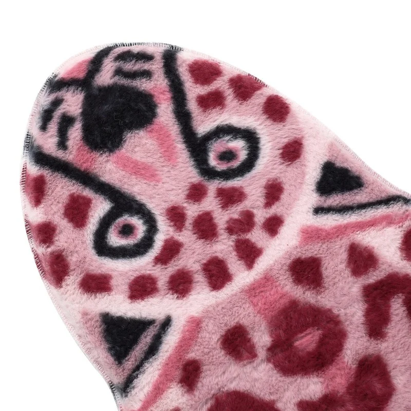 VIKAMA Pembe Leopar Desenli Dü - Cowhide Rug Faux incelemesi ve fiyatı