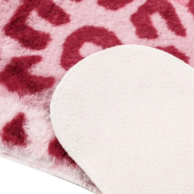 VIKAMA Pembe Leopar Desenli Dü - Cowhide Rug Faux incelemesi ve fiyatı