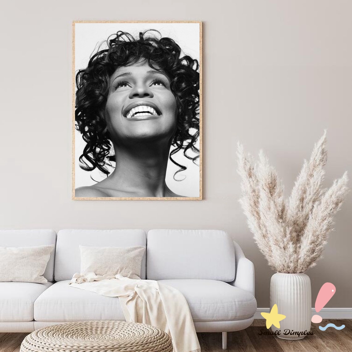 Whitney Houston Müzik Yıldızı  - Home Decor Houston incelemesi ve fiyatı