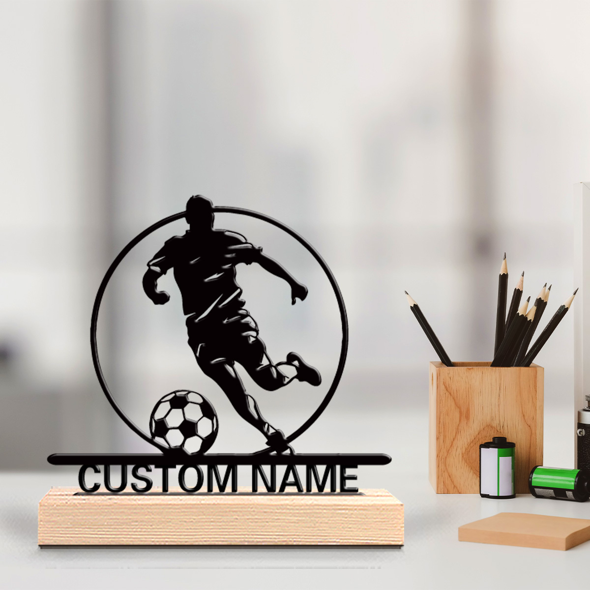 İsme Özel Metal Futbolcu Heyke - Home Decor Design Interior incelemesi ve fiyatı