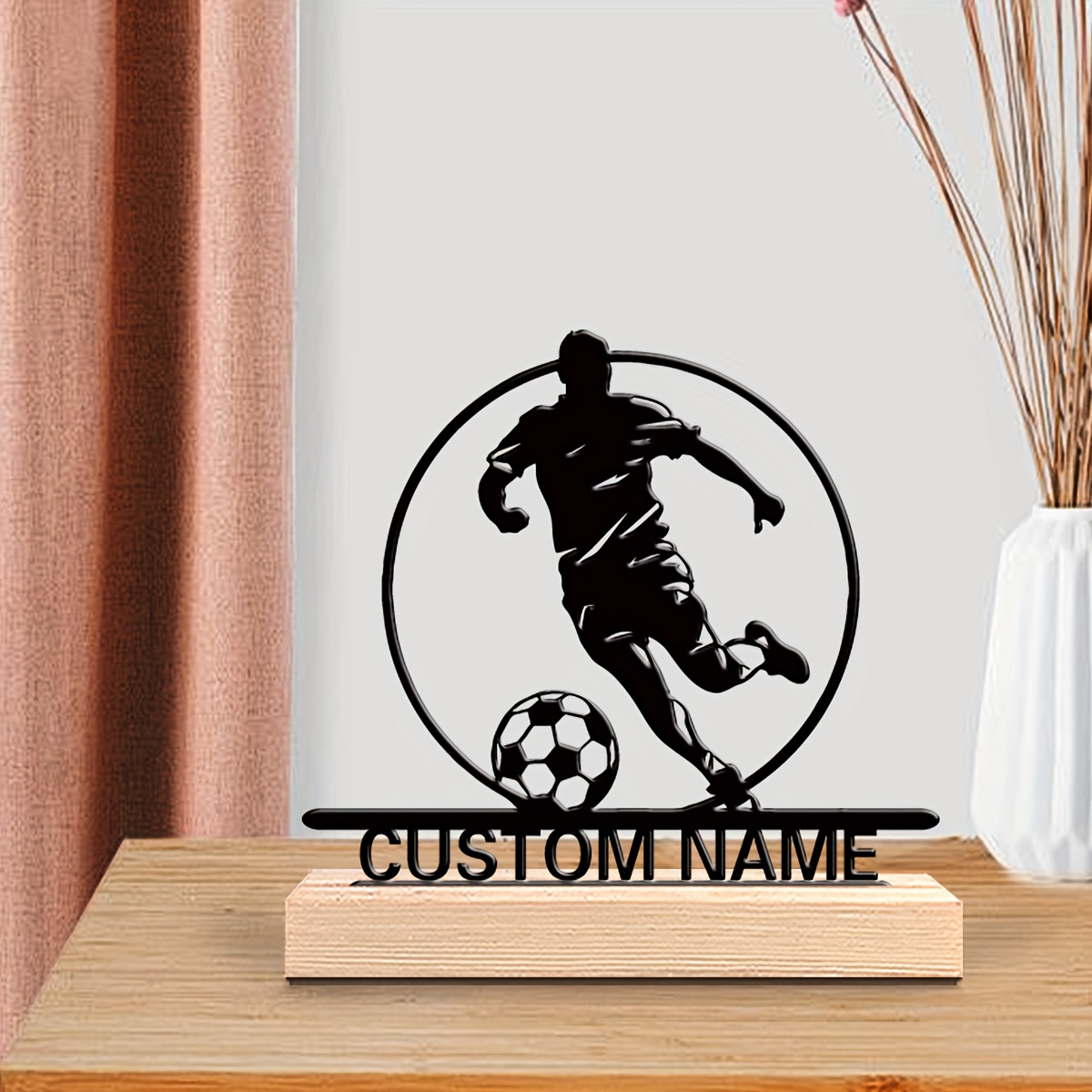 İsme Özel Metal Futbolcu Heyke - Home Decor Design Interior incelemesi ve fiyatı