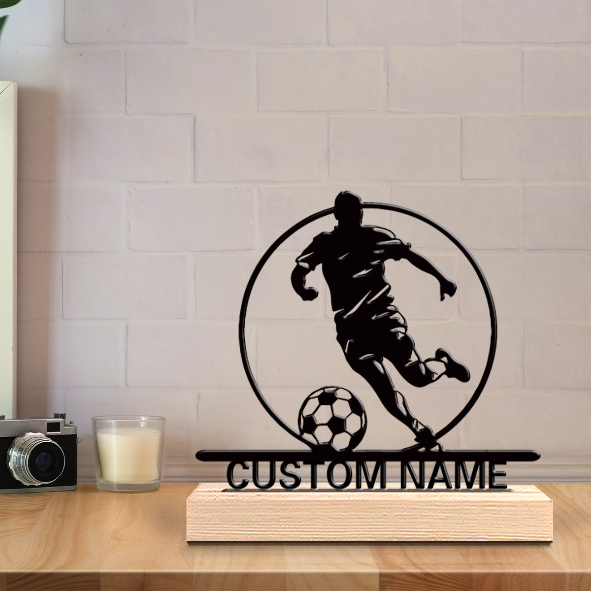 İsme Özel Metal Futbolcu Heyke - Home Decor Design Interior incelemesi ve fiyatı