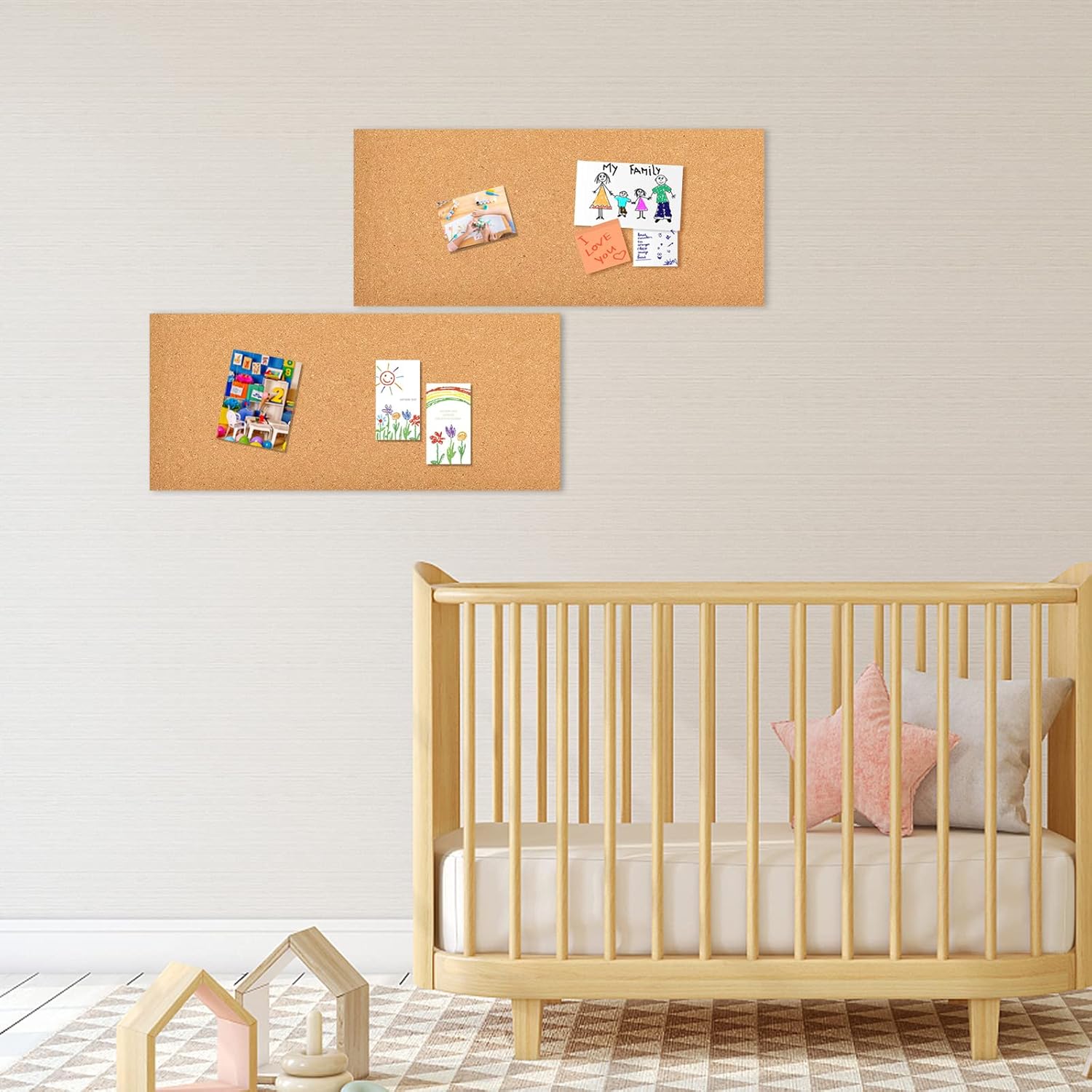 6 Parçalı Yapışkanlı Mantar Pa - Home Decor Vision Board incelemesi ve fiyatı