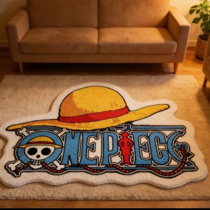 One Piece Anime Desenli Halı,  - Flooring Home Decor incelemesi ve fiyatı