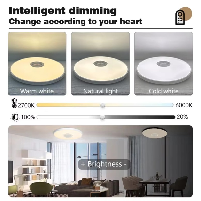 TUYA Akıllı Müzik Tavan Işık L - Home Decor App Free incelemesi ve fiyatı