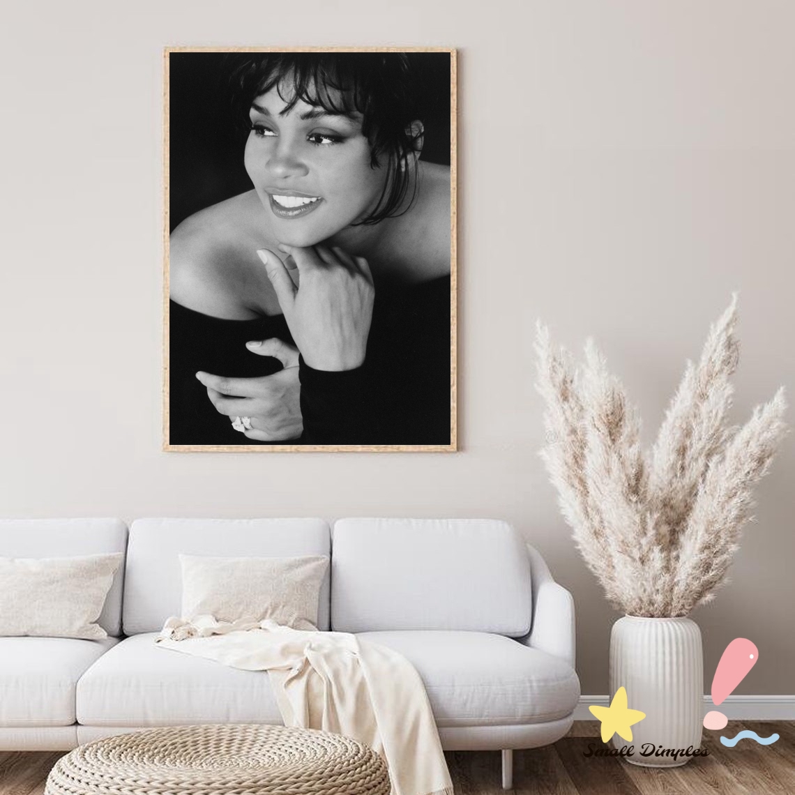 Whitney Houston Müzik Yıldızı  - Home Decor Houston incelemesi ve fiyatı