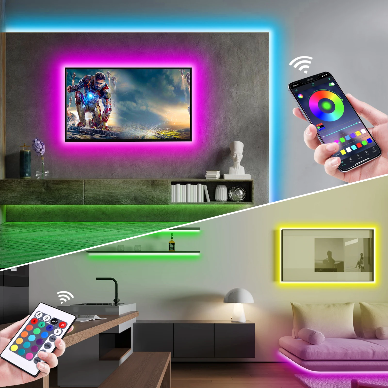 1-5m RGB LED Neon Şerit Işık 5 - Home Decor App Free incelemesi ve fiyatı